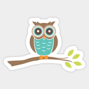 Cute Little Owl Sticker